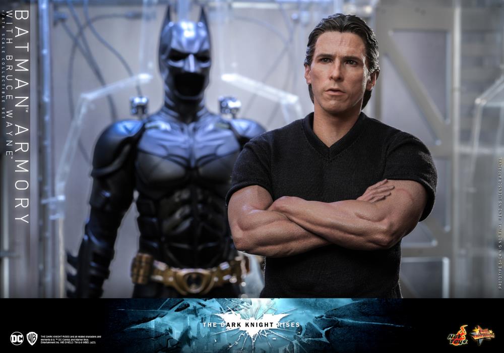 The Dark Knight Rises MMS702 Batman Armory with Bruce Wayne 1/6th Scale Collectible Figure Set Gallery Image 17