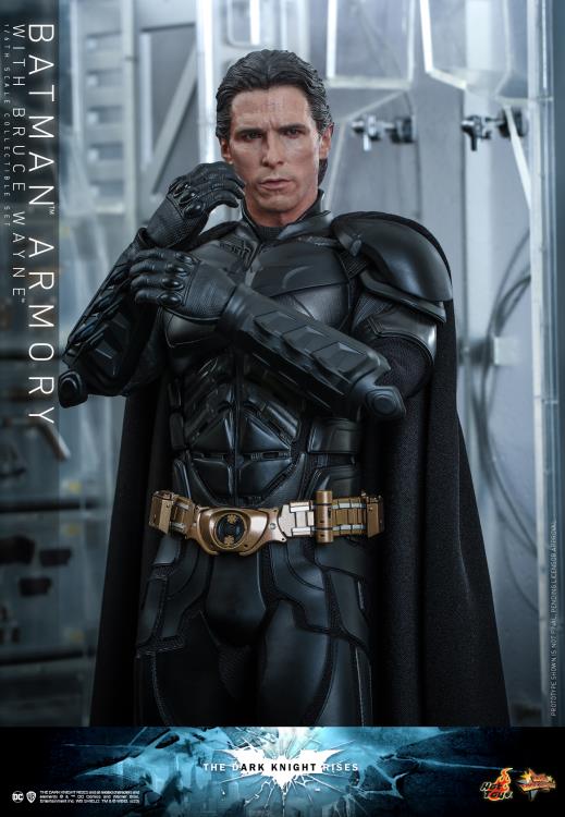 The Dark Knight Rises MMS702 Batman Armory with Bruce Wayne 1/6th Scale Collectible Figure Set Gallery Image 15