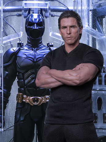 The Dark Knight Rises MMS702 Batman Armory with Bruce Wayne 1/6th Scale Collectible Figure Set Gallery Image 2
