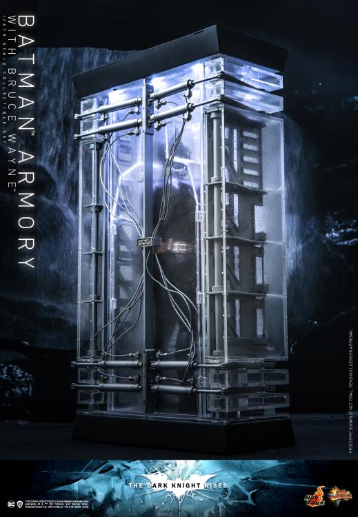 The Dark Knight Rises MMS702 Batman Armory with Bruce Wayne 1/6th Scale Collectible Figure Set Gallery Image 11