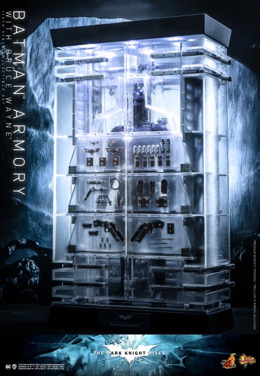 The Dark Knight Rises MMS702 Batman Armory with Bruce Wayne 1/6th Scale Collectible Figure Set Gallery Image 12