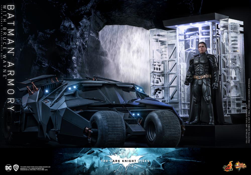 The Dark Knight Rises MMS702 Batman Armory with Bruce Wayne 1/6th Scale Collectible Figure Set Gallery Image 5