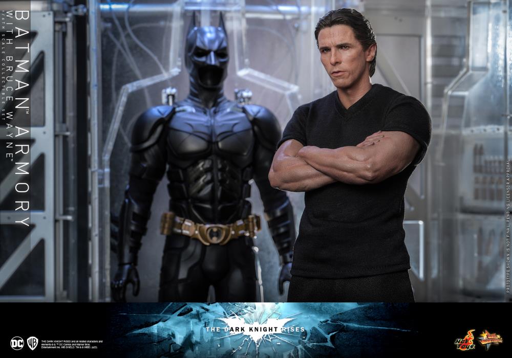 The Dark Knight Rises MMS702 Batman Armory with Bruce Wayne 1/6th Scale Collectible Figure Set Gallery Image 16