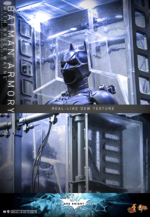 The Dark Knight Rises MMS702 Batman Armory with Bruce Wayne 1/6th Scale Collectible Figure Set Gallery Image 24