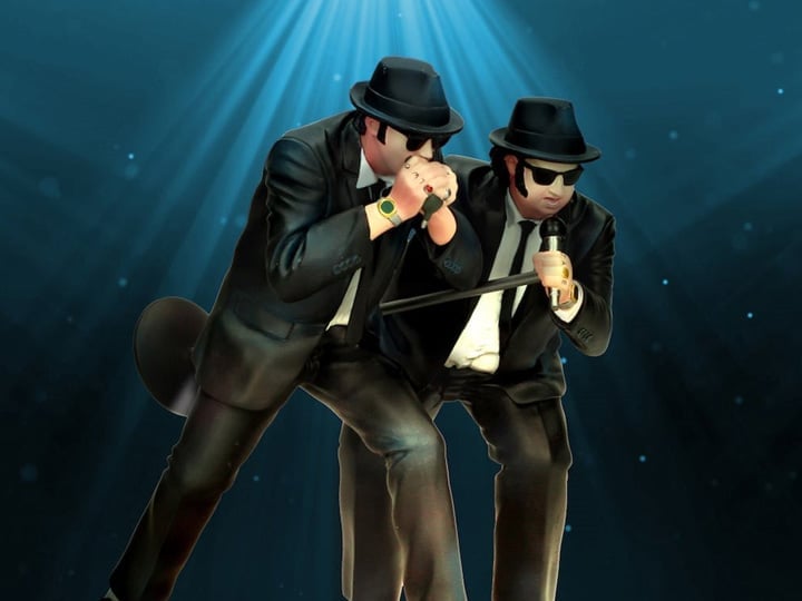 The Blues Brothers Jake and Elwood (Singing) 1/10 Scale Figure Set Gallery Image 1