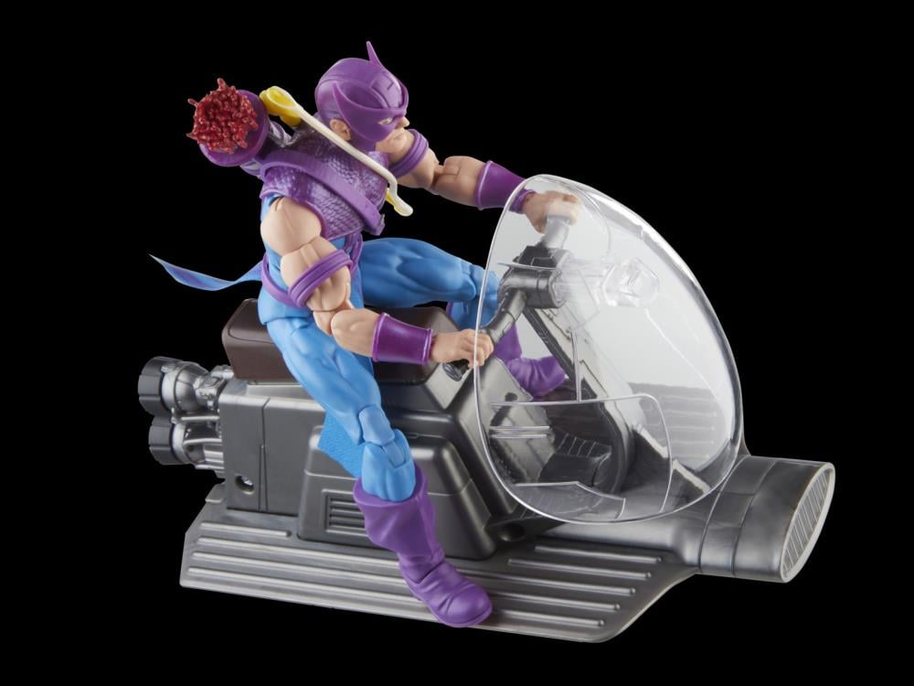 The Avengers 60th Anniversary Marvel Legends Hawkeye with Sky-Cycle Action Figure Gallery Image 4