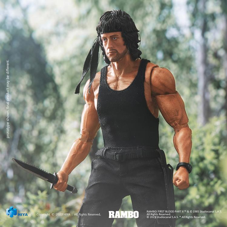 Rambo: First Blood Part II Exquisite Super Series John Rambo 1/12