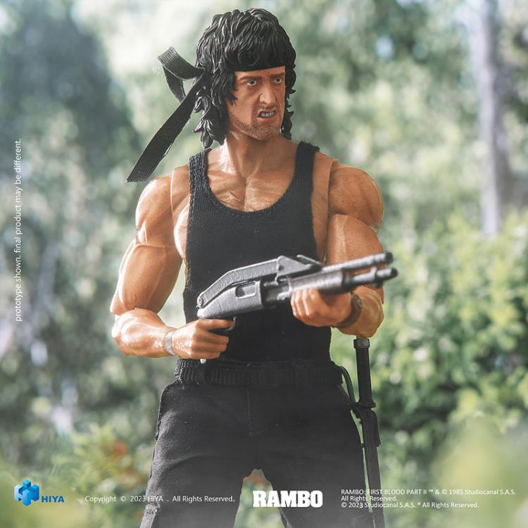 Rambo: First Blood Part II Exquisite Super Series John Rambo 1/12