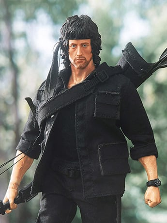 Rambo: First Blood Part II Exquisite Super Series John Rambo 1/12