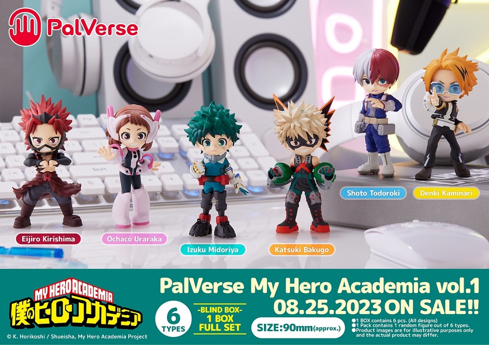 My Hero Academia PalVerse Vol. 1 Boxed Set of 6 Figures