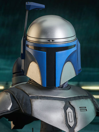 Star Wars: Attack of the Clones Jango Fett Legends in 3D 1/2 Scale Limited Edition Bust Gallery Image 2