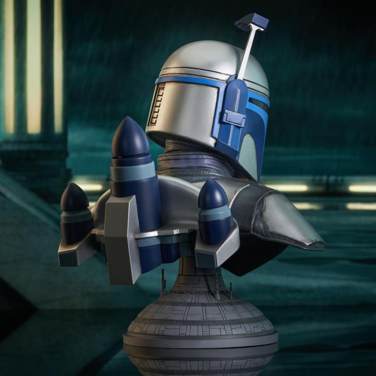 Star Wars: Attack of the Clones Jango Fett Legends in 3D 1/2 Scale Limited Edition Bust Gallery Image 5