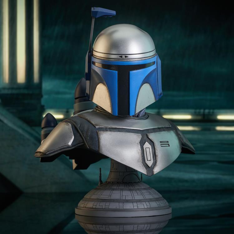 Star Wars: Attack of the Clones Jango Fett Legends in 3D 1/2 Scale Limited Edition Bust Gallery Image 3