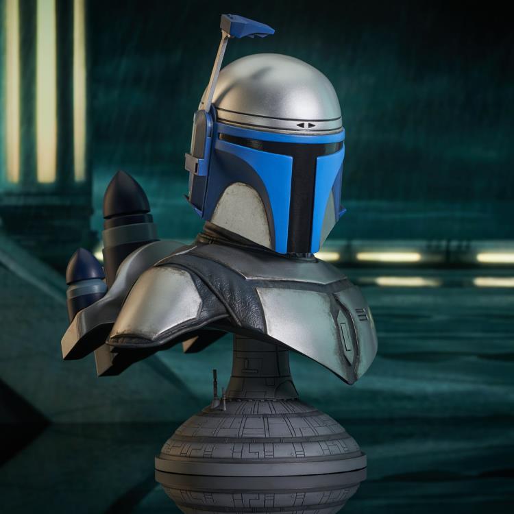 Star Wars: Attack of the Clones Jango Fett Legends in 3D 1/2 Scale Limited Edition Bust Gallery Image 4