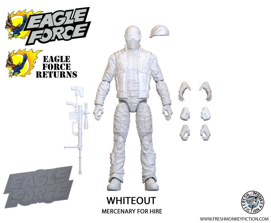 Eagle Force Whiteout 1/18 Scale BBTS Exclusive Action Figure Gallery Image 5