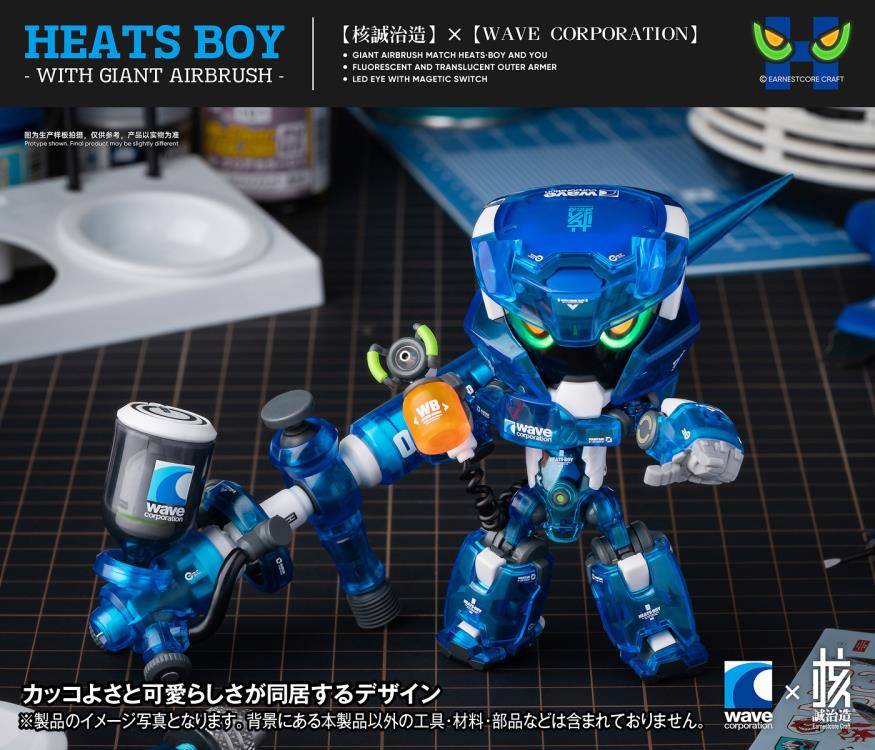 Heats Boy (Blue Ver.) Figure with Giant Airbrush Gallery Image 11