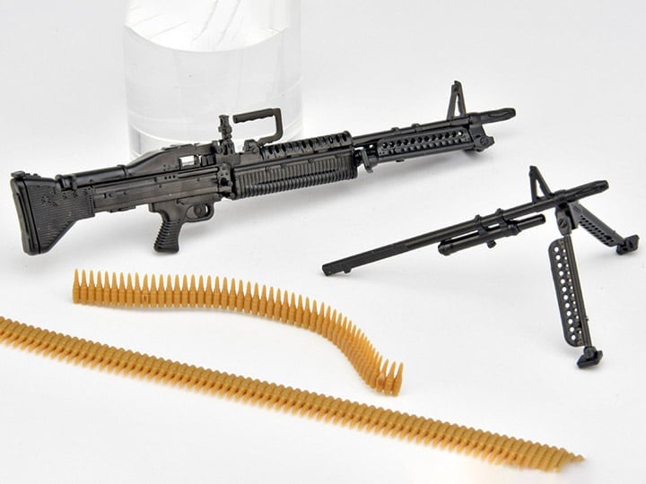 Resident Evil: Death Island Little Armory 1/12 Scale M60 Machine