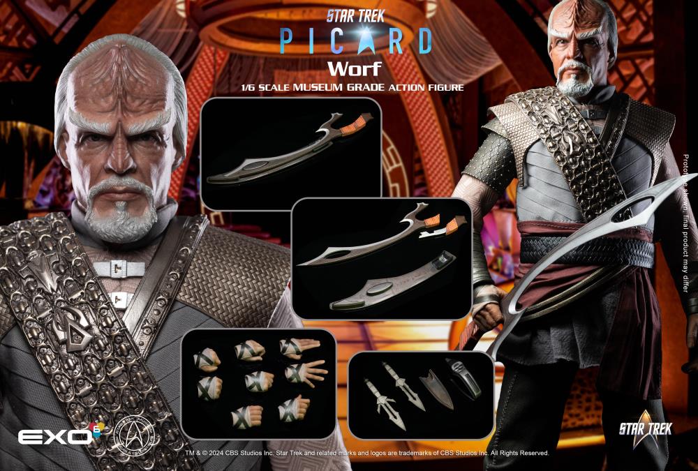 Star Trek: Picard Worf 1/6 Scale Figure Gallery Image 14