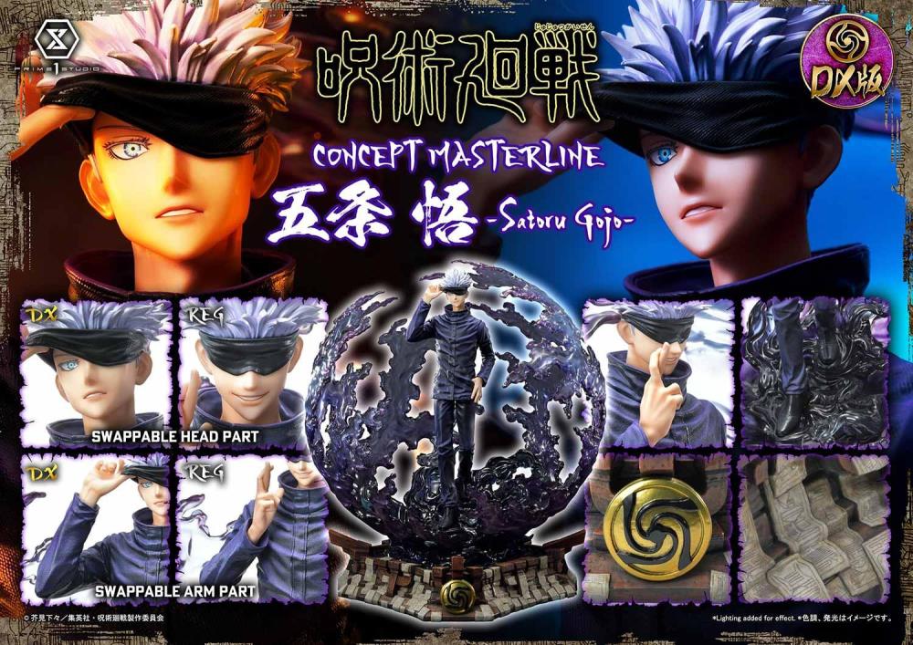 Jujutsu Kaisen Concept Masterline Satoru Gojo (DX Ver.) 1/6 Scale Limited Edition  Statue Gallery Image 42