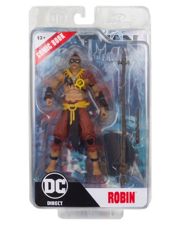Batman: Fighting the Frozen Page Punchers Robin 7" Figure with Comic Gallery Image 12