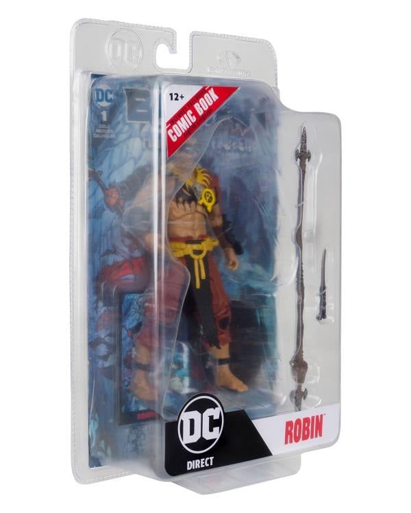 Batman: Fighting the Frozen Page Punchers Robin 7" Figure with Comic Gallery Image 13