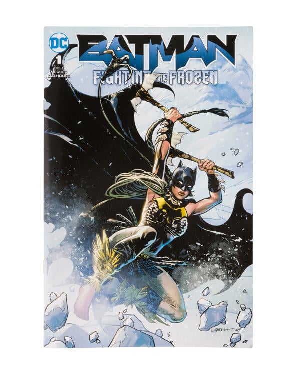 Batman: Fighting the Frozen Page Punchers Batgirl 7" Figure with Comic Gallery Image 10