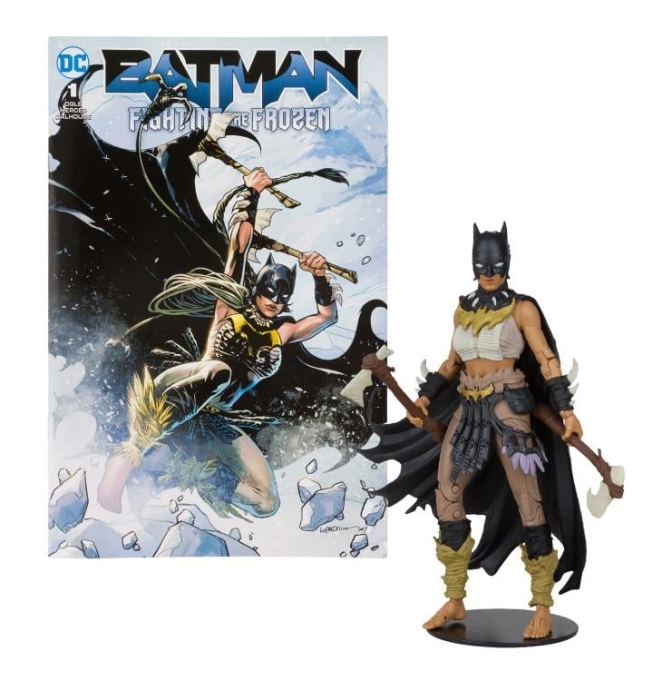 Batman: Fighting the Frozen Page Punchers Batgirl 7" Figure with Comic Gallery Image 9