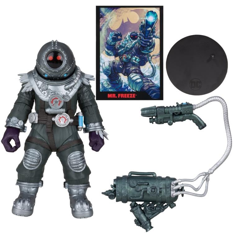 Batman: Fighting the Frozen Page Punchers Mr. Freeze 7" Figure with Comic Gallery Image 11