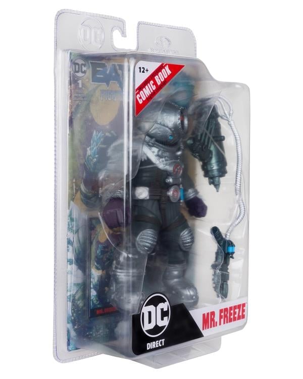 Batman: Fighting the Frozen Page Punchers Mr. Freeze 7" Figure with Comic Gallery Image 13