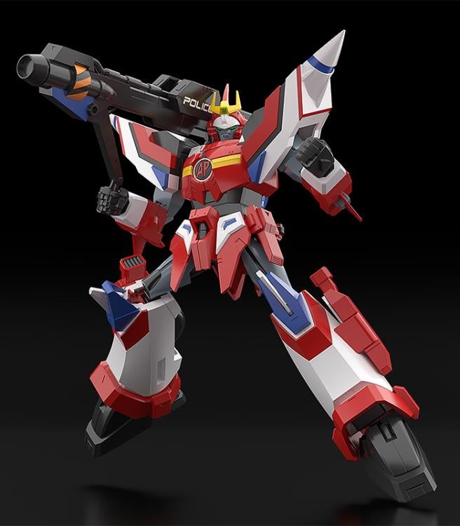 Armored Police Metal Jack Moderoid Hyper Red Jack Armor Model Kit Gallery Image 3