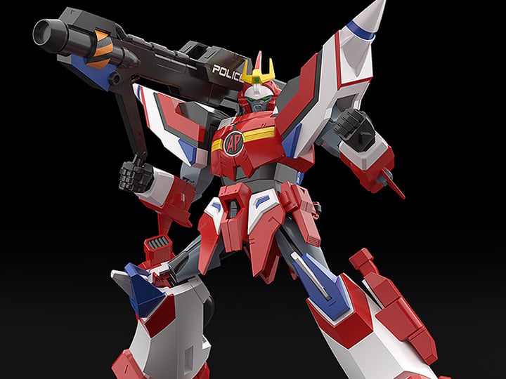 Armored Police Metal Jack Moderoid Hyper Red Jack Armor Model Kit Gallery Image 1