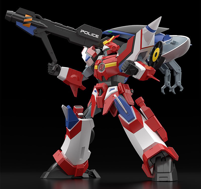 Armored Police Metal Jack Moderoid Hyper Red Jack Armor Model Kit Gallery Image 7