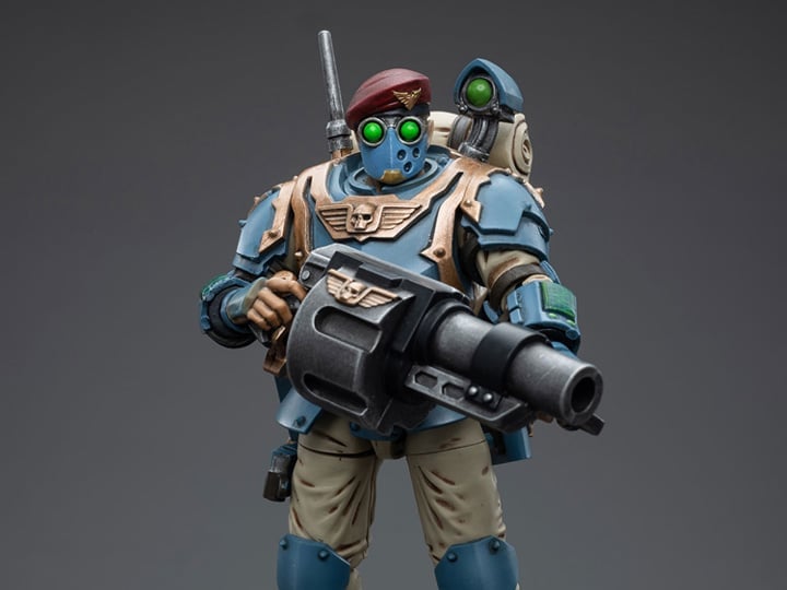 Warhammer 40k Astra Militarum Tempestus Scions Command Squad 55th Kappic Eagles Grenadier 1/18 Scale Figure Gallery Image 1