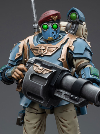 Warhammer 40k Astra Militarum Tempestus Scions Command Squad 55th Kappic Eagles Grenadier 1/18 Scale Figure Gallery Image 2