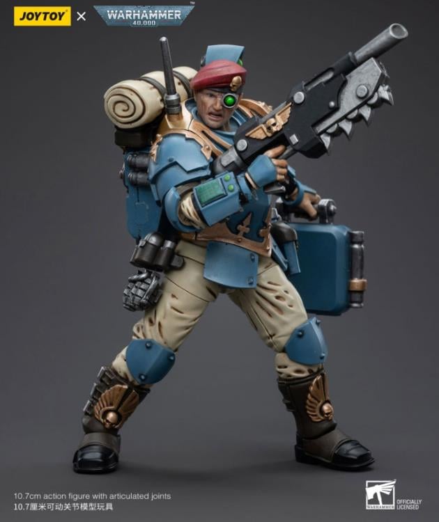 Warhammer 40k Astra Militarum Tempestus Scions Command Squad 55th Kappic Eagles Medic 1/18 Scale Figure Gallery Image 6