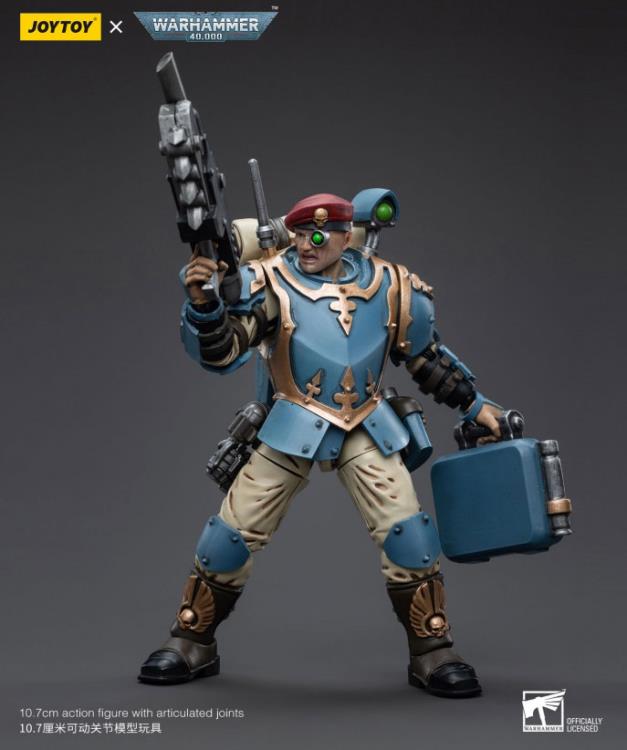 Warhammer 40k Astra Militarum Tempestus Scions Command Squad 55th Kappic Eagles Medic 1/18 Scale Figure Gallery Image 7