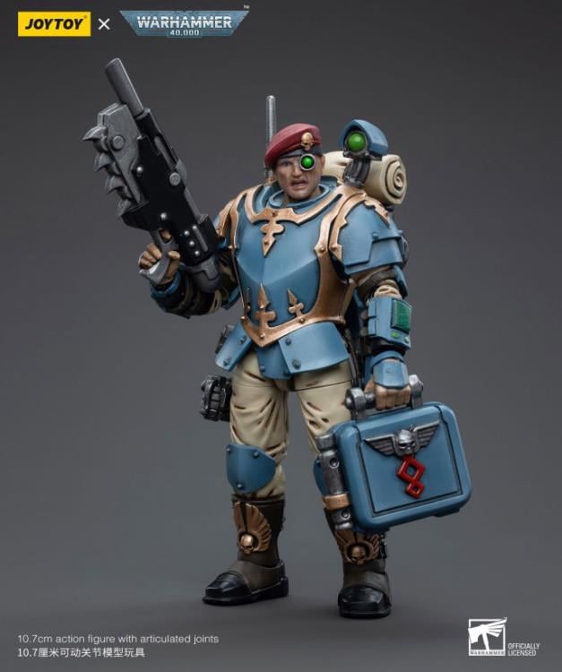 Warhammer 40k Astra Militarum Tempestus Scions Command Squad 55th Kappic Eagles Medic 1/18 Scale Figure Gallery Image 4