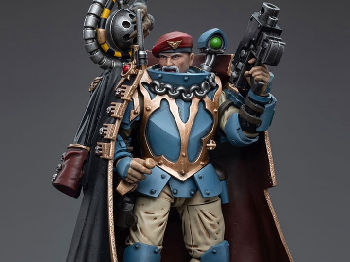 Warhammer 40k Astra Militarum Tempestus Scions Command Squad 55th Kappic Eagles Tempestor Prime 1/18 Scale Figure Gallery Image 1
