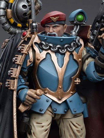 Warhammer 40k Astra Militarum Tempestus Scions Command Squad 55th Kappic Eagles Tempestor Prime 1/18 Scale Figure Gallery Image 2