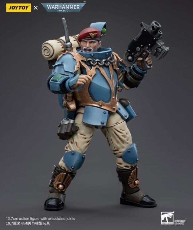 Warhammer 40k Astra Militarum Tempestus Scions Command Squad 55th Kappic Eagles Tempestor Prime 1/18 Scale Figure Gallery Image 9
