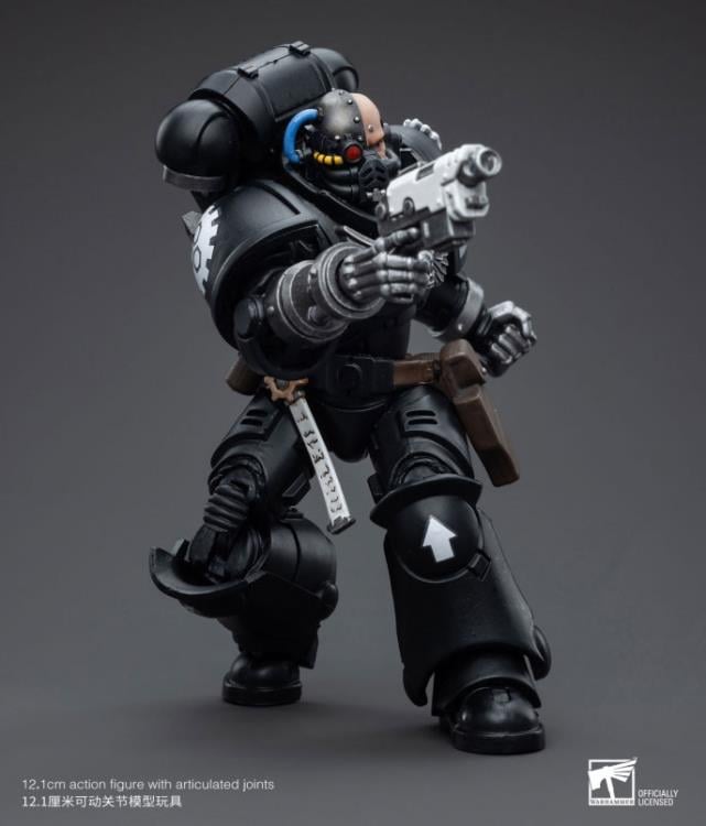 Warhammer 40k Iron Hands Intercessors Brother Gravak 1/18 Scale Figure Gallery Image 6