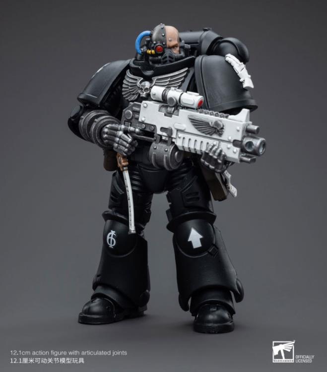 Warhammer 40k Iron Hands Intercessors Brother Gravak 1/18 Scale Figure Gallery Image 4