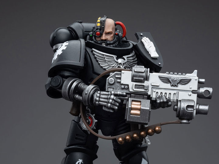 Warhammer 40k Iron Hands Intercessors Brother Ignar 1/18 Scale Figure Gallery Image 1