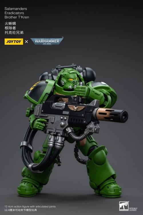 Warhammer 40K Salamanders Eradicators Brother T'Kren 1/18 Scale Action Figure Gallery Image 6