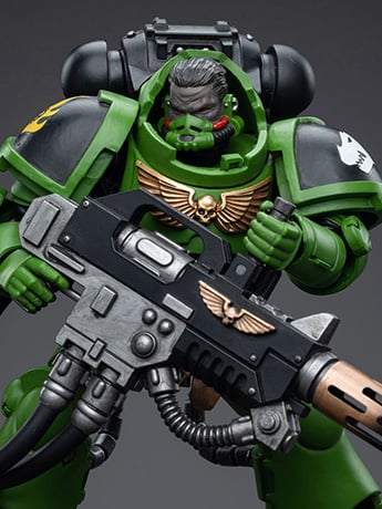 Warhammer 40K Salamanders Eradicators Brother T'Kren 1/18 Scale Action Figure Gallery Image 2