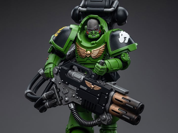 Warhammer 40K Salamanders Eradicators Brother Xavak 1/18 Scale Action Figure Gallery Image 1