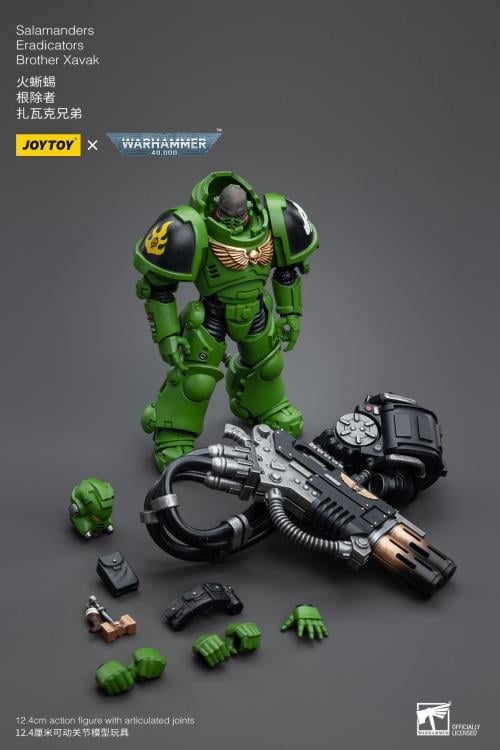 Warhammer 40K Salamanders Eradicators Brother Xavak 1/18 Scale Action Figure Gallery Image 10