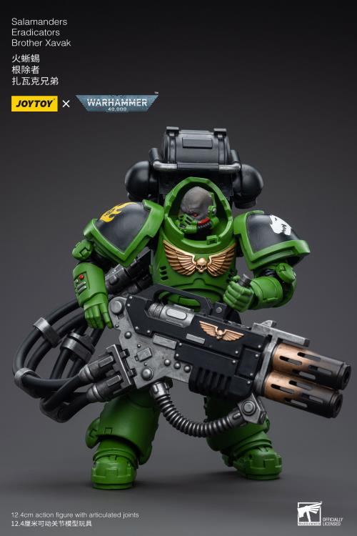 Warhammer 40K Salamanders Eradicators Brother Xavak 1/18 Scale Action Figure Gallery Image 5