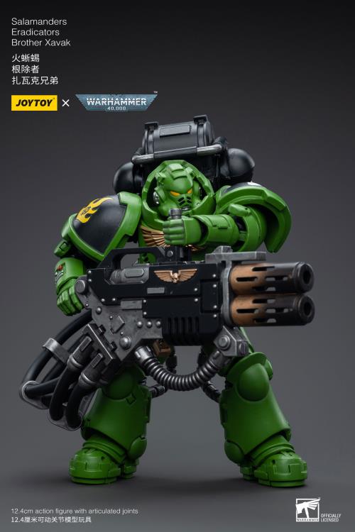 Warhammer 40K Salamanders Eradicators Brother Xavak 1/18 Scale Action Figure Gallery Image 9