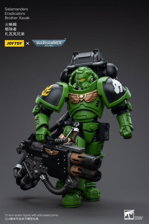 Warhammer 40K Salamanders Eradicators Brother Xavak 1/18 Scale Action Figure Gallery Image 8